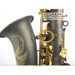 S-801 Berlioz alto saxophone磨砂黑中音色士風(鳳凰雕刻)
